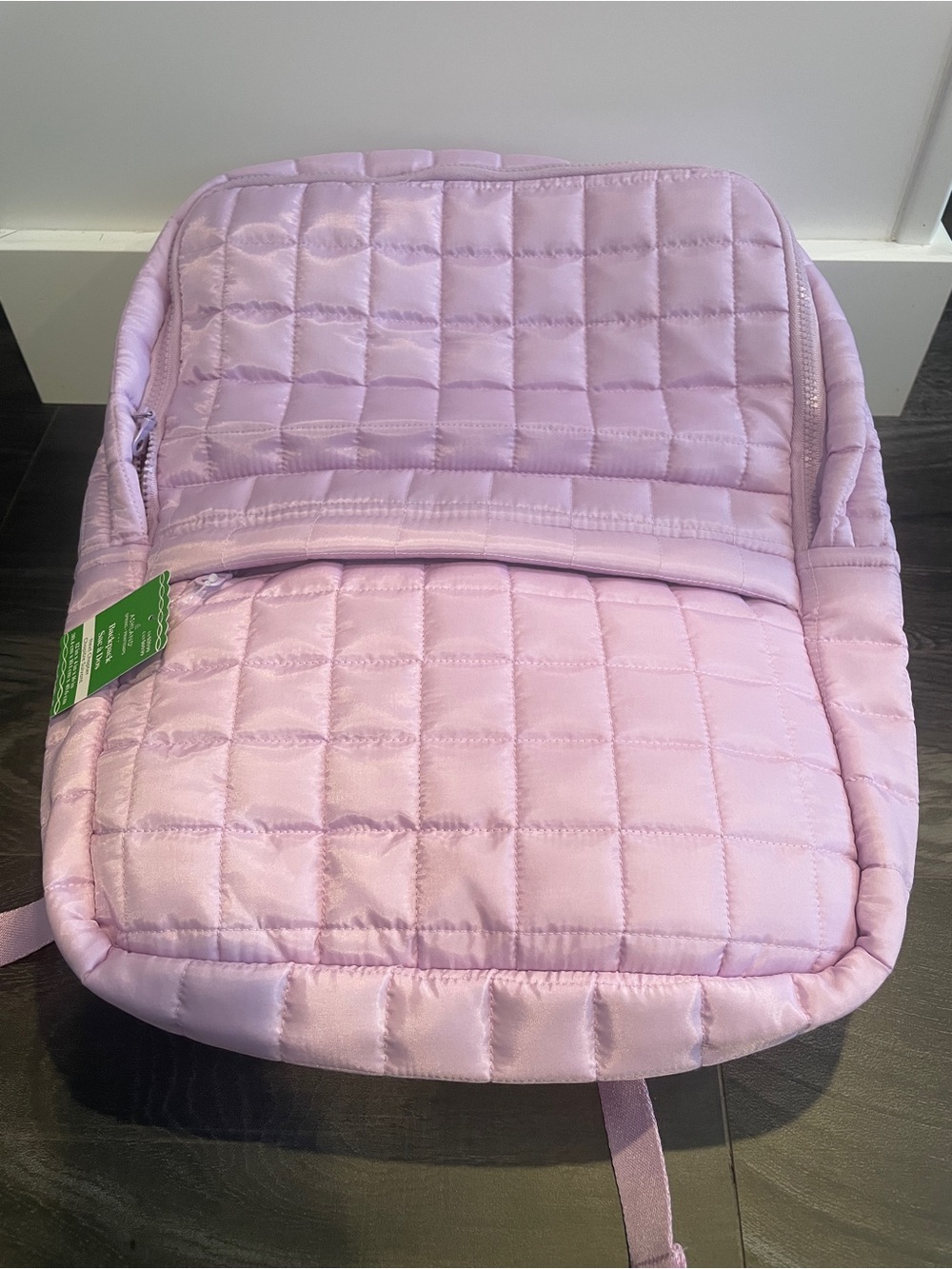 Ashland Quilted Lilac Purple Backpack